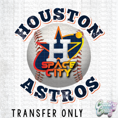 HT2063 • Houston Astros Baseball-Country Gone Crazy-Country Gone Crazy