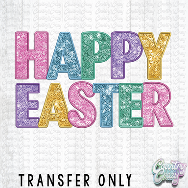 HT3216 • HAPPY EASTER SEQUINS-Country Gone Crazy-Country Gone Crazy