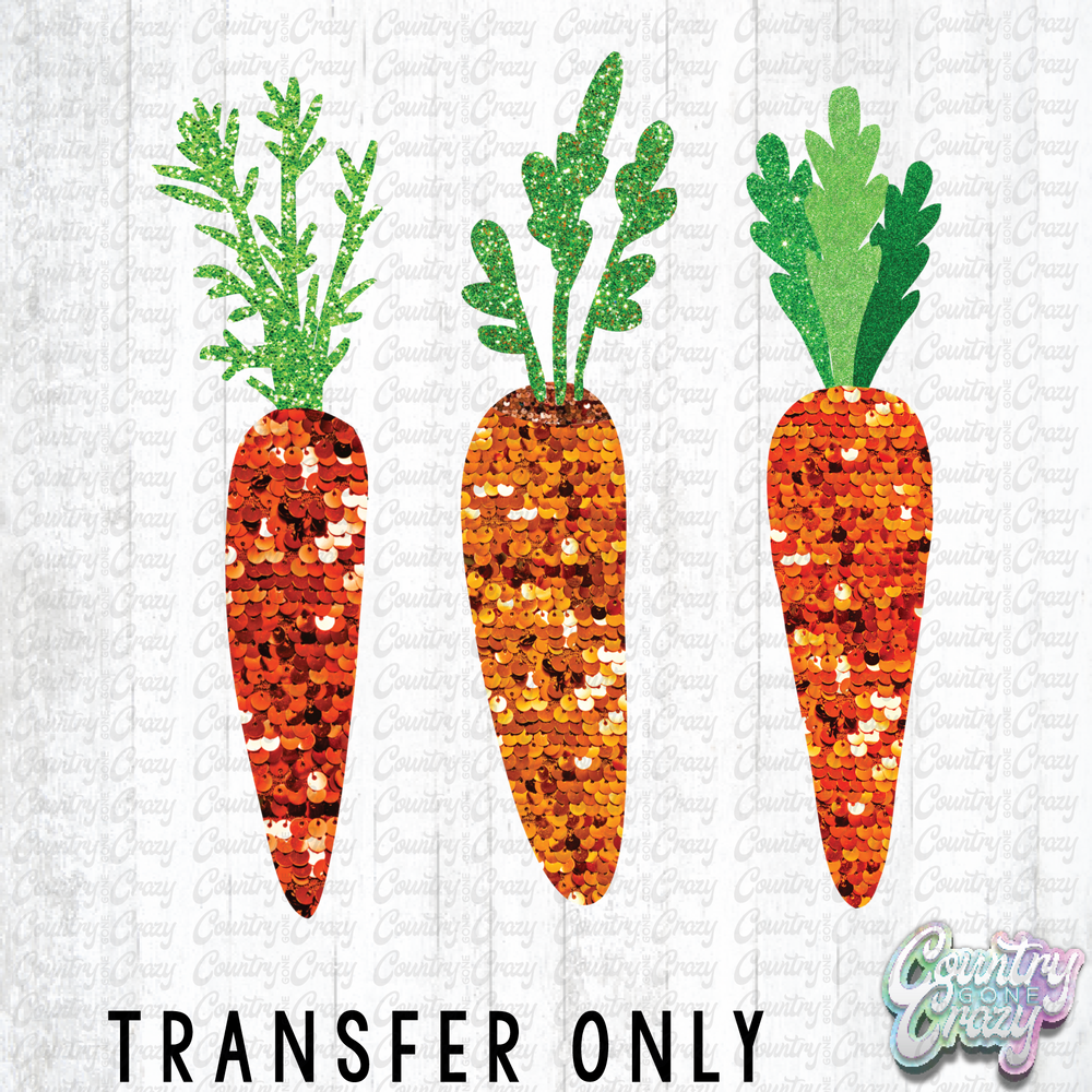 HT3250 • SEQUINS CARROTS-Country Gone Crazy-Country Gone Crazy