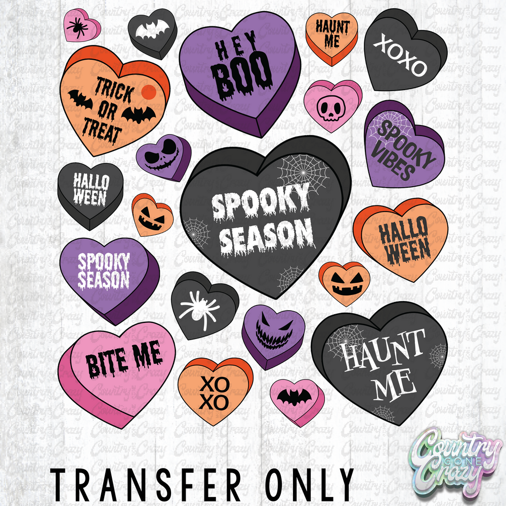 HT3681 • CANDY HEARTS HALLOWEEN-Country Gone Crazy-Country Gone Crazy