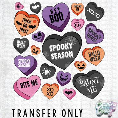 HT3681 • CANDY HEARTS HALLOWEEN-Country Gone Crazy-Country Gone Crazy