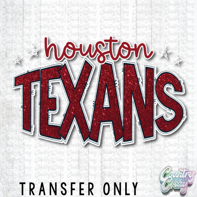 HT3767 • HOUSTON TEXANS SCRIPT-Country Gone Crazy-Country Gone Crazy