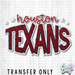 HT3767 • HOUSTON TEXANS SCRIPT-Country Gone Crazy-Country Gone Crazy