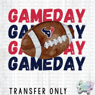 HT3768 • GAME DAY TEXANS-Country Gone Crazy-Country Gone Crazy