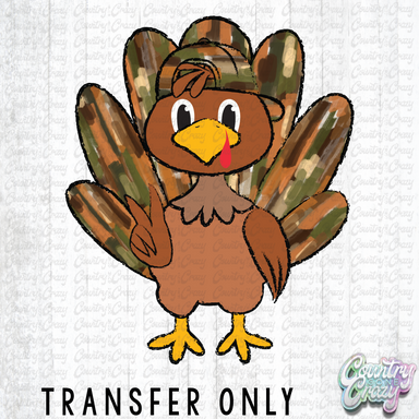 HT3808 • CAMO TURKEY-Country Gone Crazy-Country Gone Crazy