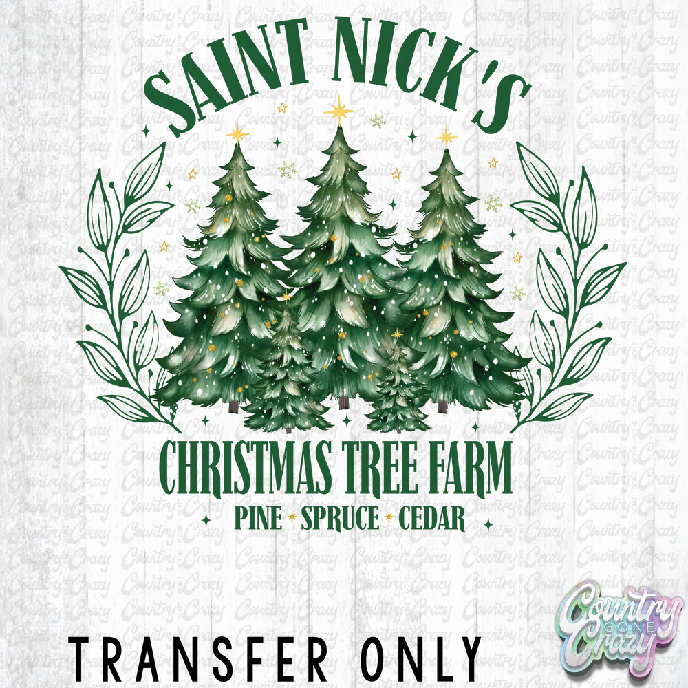 HT3839 • SAINT NICKS CHRISTMAS FARM-Country Gone Crazy-Country Gone Crazy