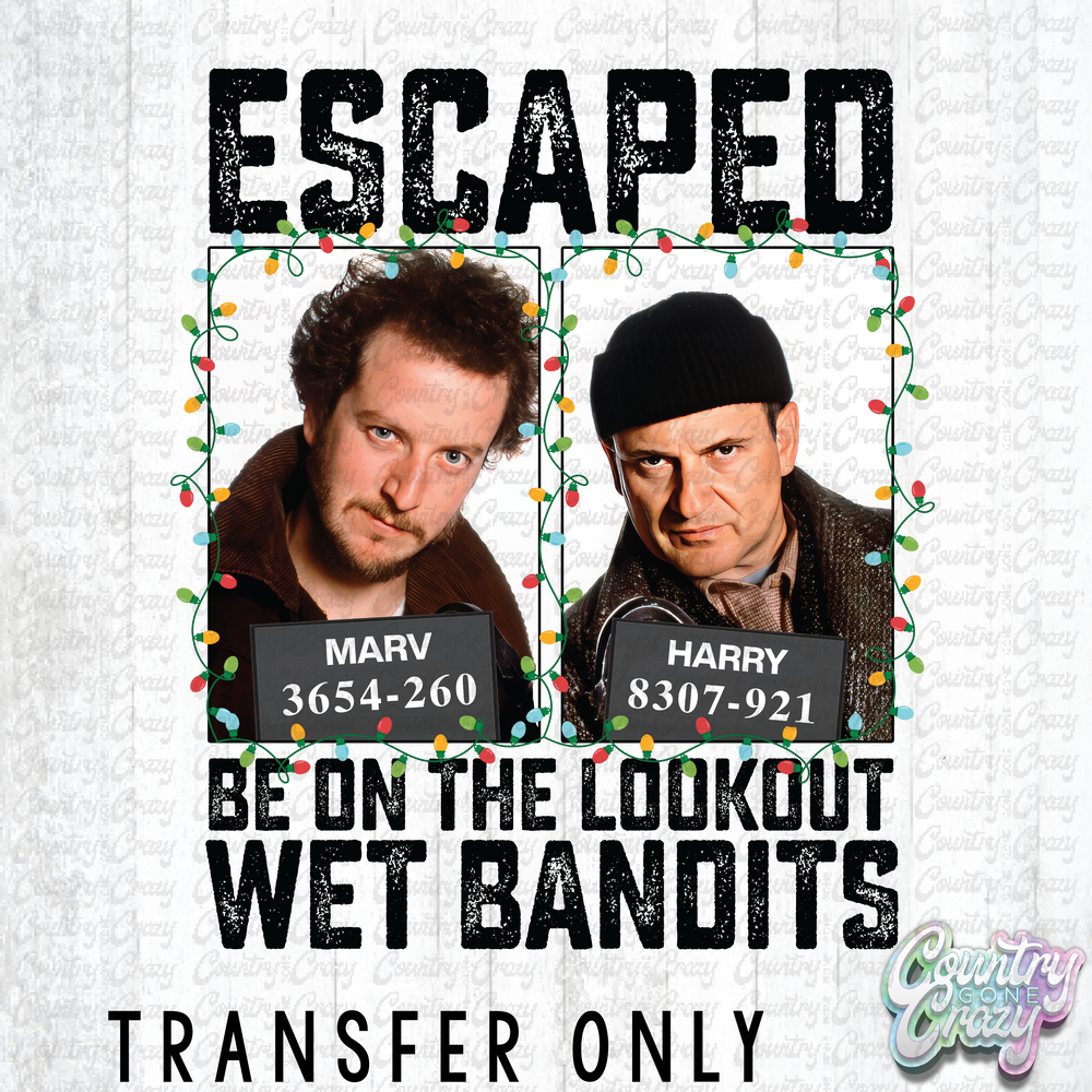 HT3919 • ESCAPED WET BANDITS-Country Gone Crazy-Country Gone Crazy