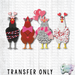 HT3985 • VALENTINE'S CHICKENS-Country Gone Crazy-Country Gone Crazy