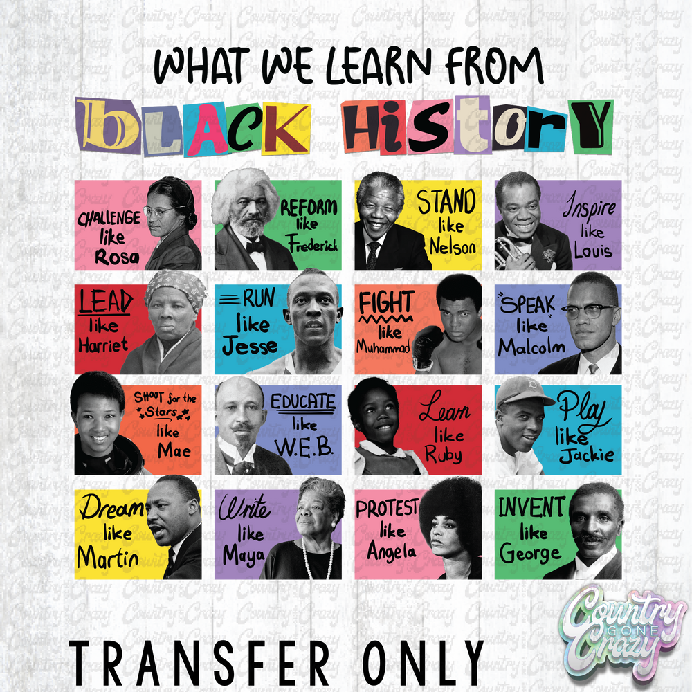 HT4083 • WHAT WE LEARN FROM BLACK HISTORY-Country Gone Crazy-Country Gone Crazy