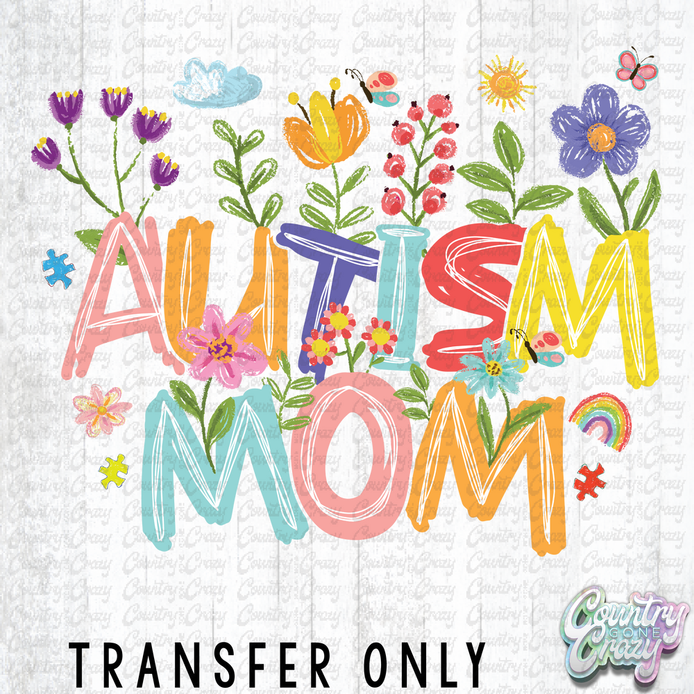 HT4232 • AUTISM MOM-Country Gone Crazy-Country Gone Crazy