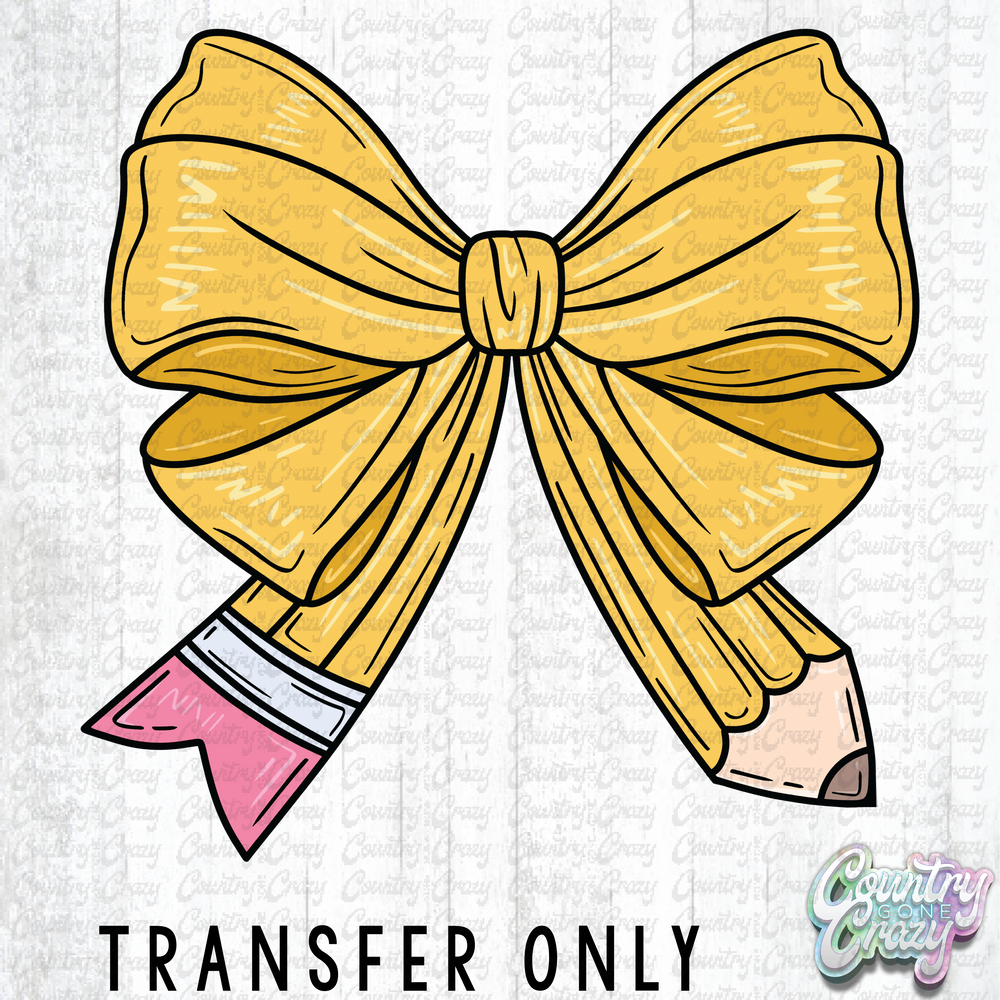 HT4267 • YELLOW PENCIL BOW-Country Gone Crazy-Country Gone Crazy