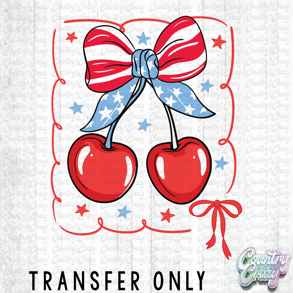 HT4354 • FESTIVE CHERRIES-Country Gone Crazy-Country Gone Crazy