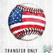 HT4355 • PATRIOTIC BASEBALL-Country Gone Crazy-Country Gone Crazy