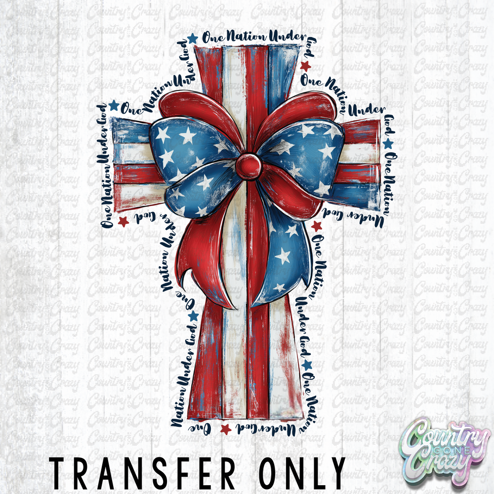 HT4365 • ONE NATION UNDER GOD CROSS-Country Gone Crazy-Country Gone Crazy