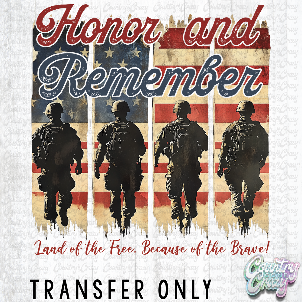 HT4367 • HONOR AND REMEMBER-Country Gone Crazy-Country Gone Crazy