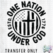 HT4368 • ONE NATION UNDER GOD EST.1776-Country Gone Crazy-Country Gone Crazy