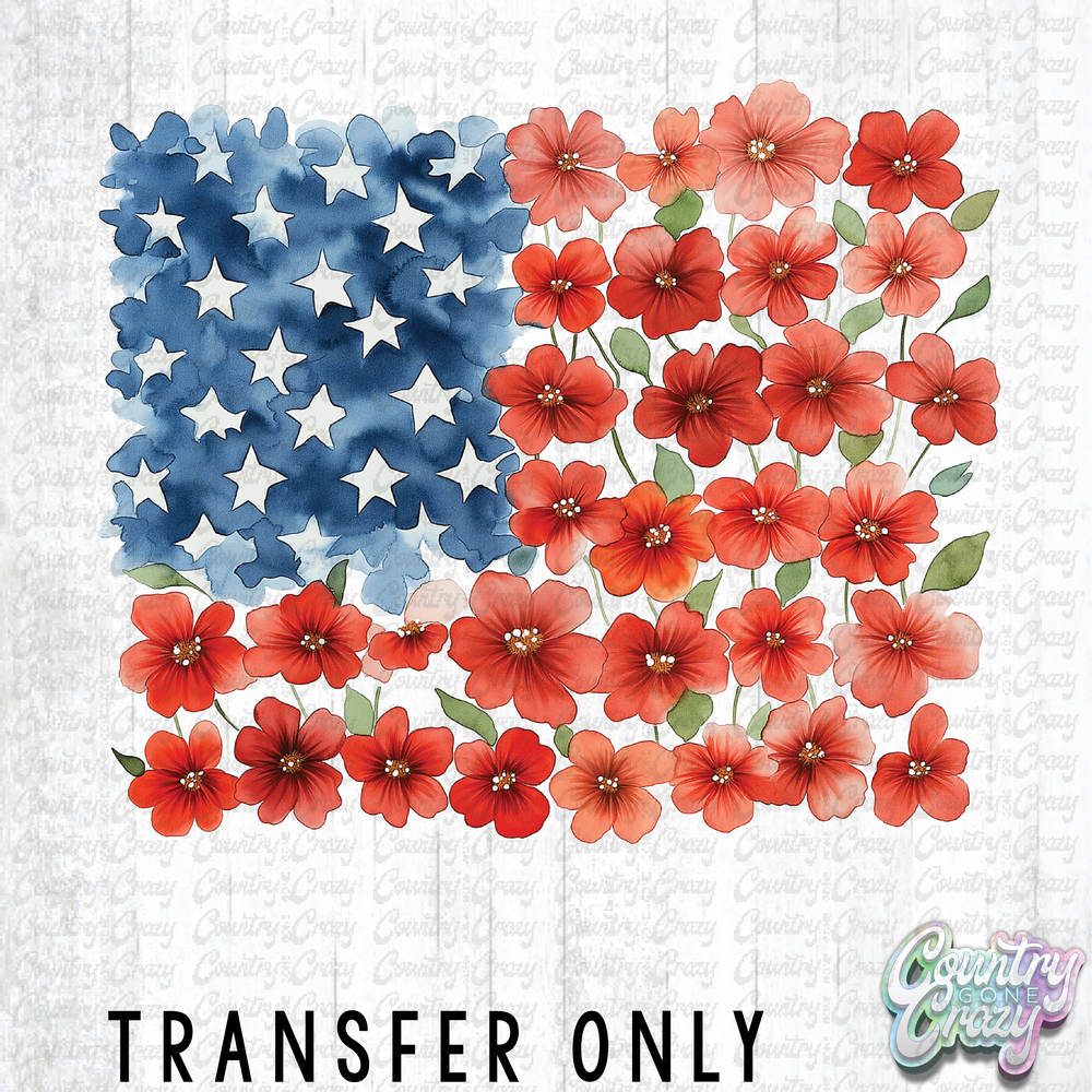 HT4370 • FLOWER FLAG-Country Gone Crazy-Country Gone Crazy