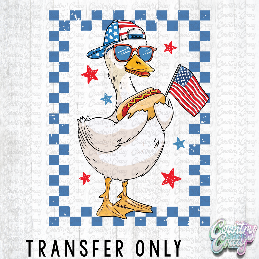 HT4372 • PATRIOTIC GOOSE-Country Gone Crazy-Country Gone Crazy