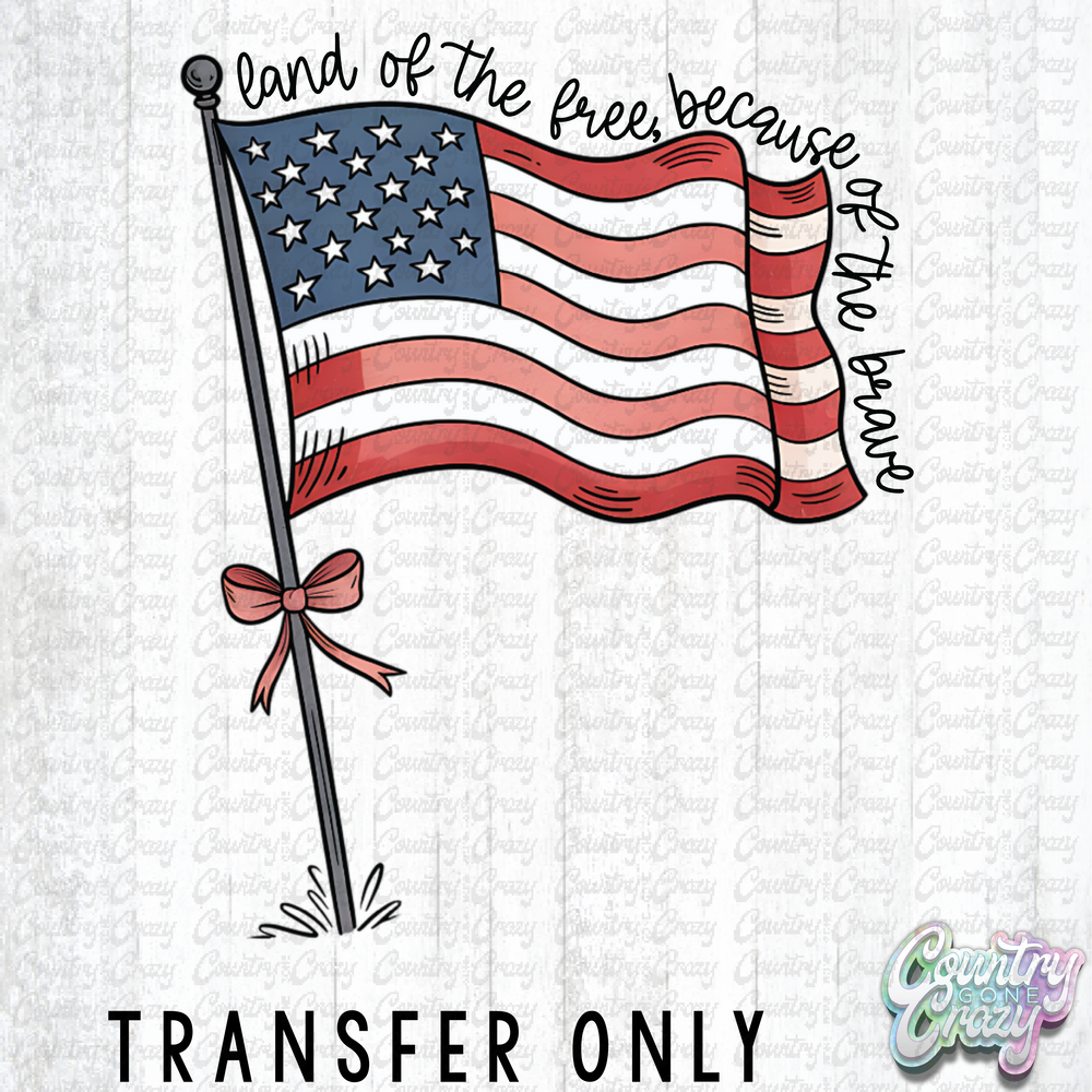 HT4374 • LAND OF THE FREE FLAG-Country Gone Crazy-Country Gone Crazy