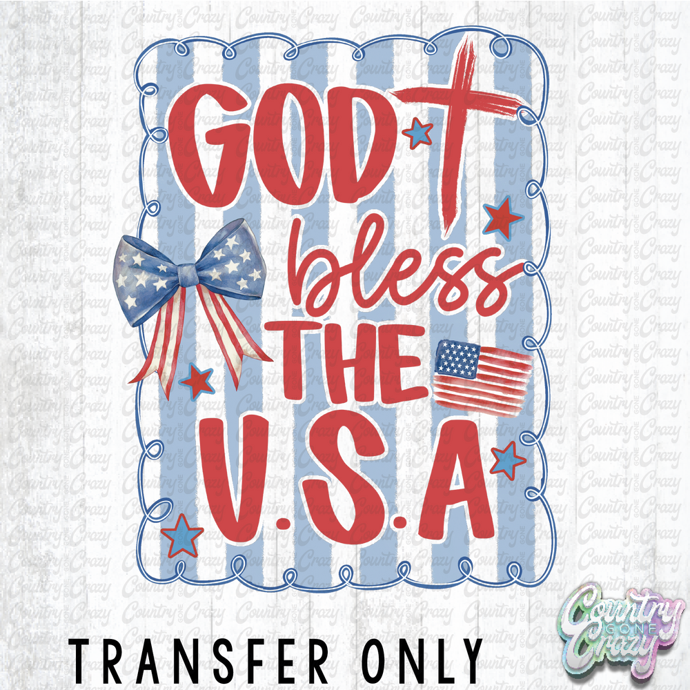 HT4396 • GOD BLESS THE U.S.A-Country Gone Crazy-Country Gone Crazy