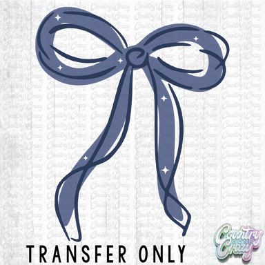 HT4401 • NAVY BLUE BOW-Country Gone Crazy-Country Gone Crazy