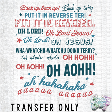 HT4409 • BACK IT UP TERRY PUT IT IN REVERSE (BACK)-Country Gone Crazy-Country Gone Crazy