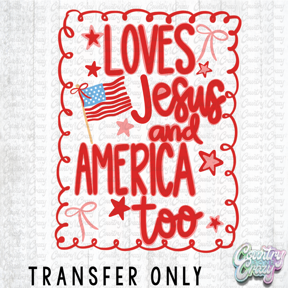 HT4419 • SHE LOVES JESUS-Country Gone Crazy-Country Gone Crazy