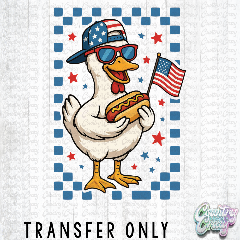 HT4426 • PATRIOTIC BOY DUCK-Country Gone Crazy-Country Gone Crazy