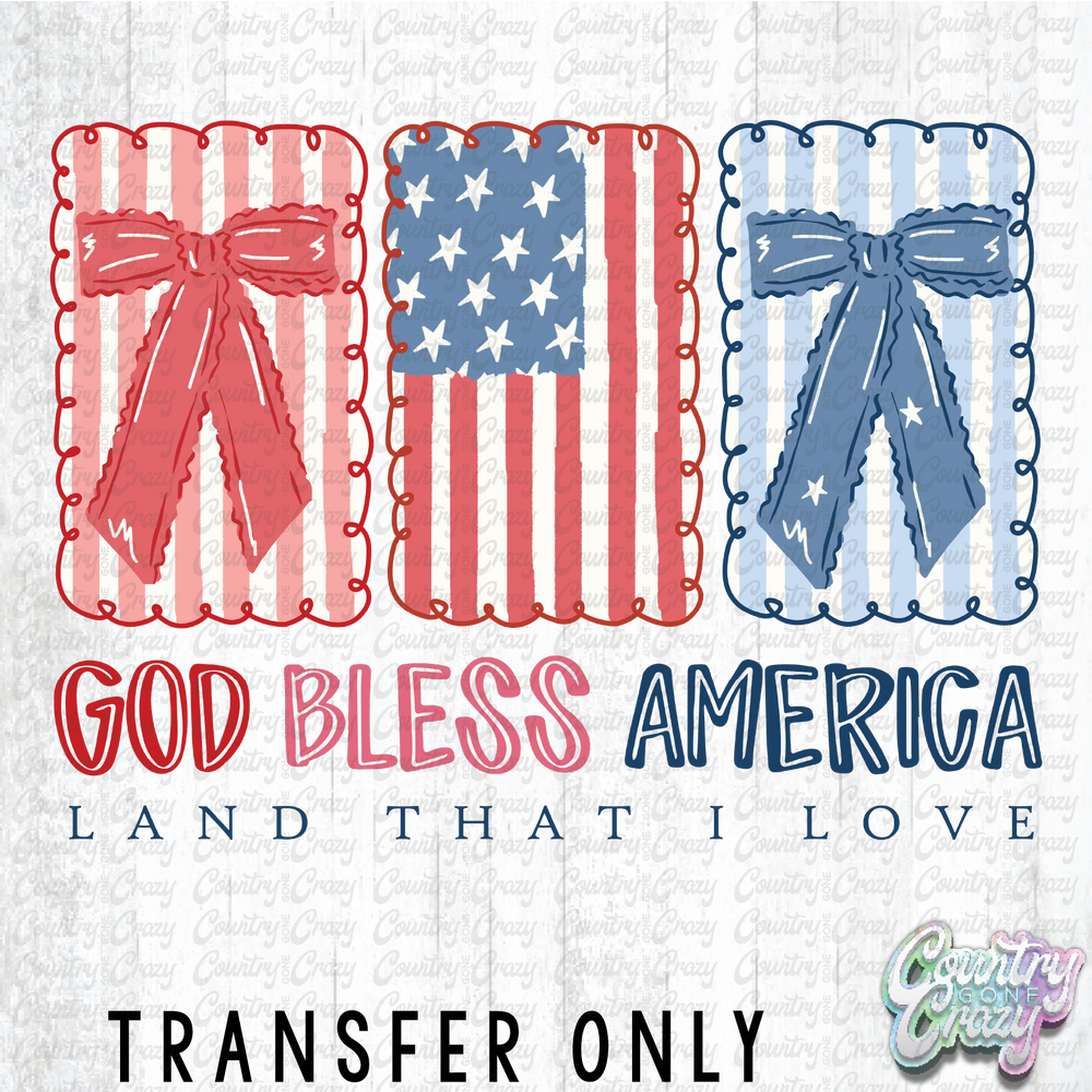 HT4429 • GOD BLESS AMERICA-Country Gone Crazy-Country Gone Crazy