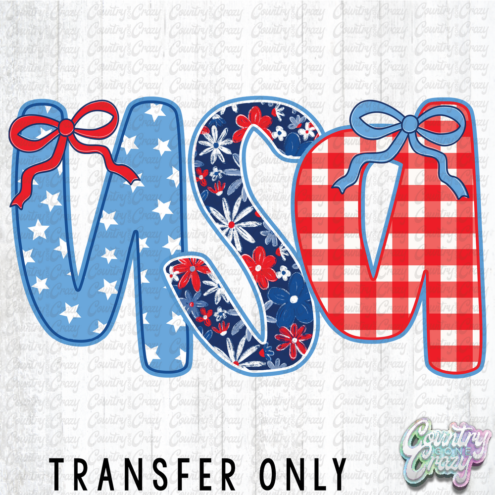 HT4433 • PLAID USA-Country Gone Crazy-Country Gone Crazy