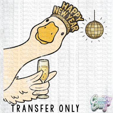 HT4849 • GOOSE HAPPY NEW YEAR-Country Gone Crazy-Country Gone Crazy