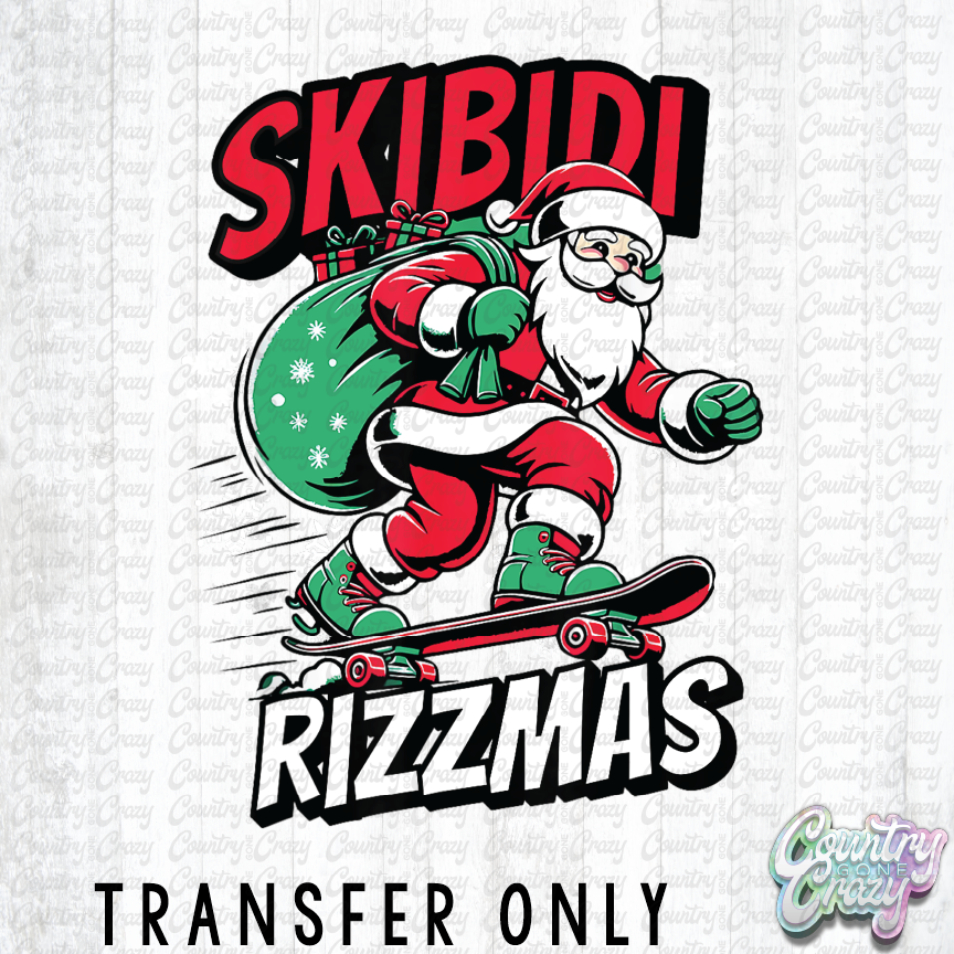 HT3884 • SKIBIDI RIZZMAS-Country Gone Crazy-Country Gone Crazy