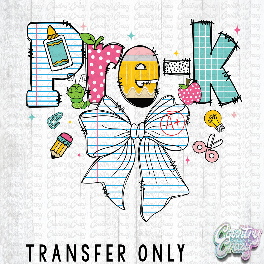 HT4446 • SPIRAL BOW PRE K-Country Gone Crazy-Country Gone Crazy