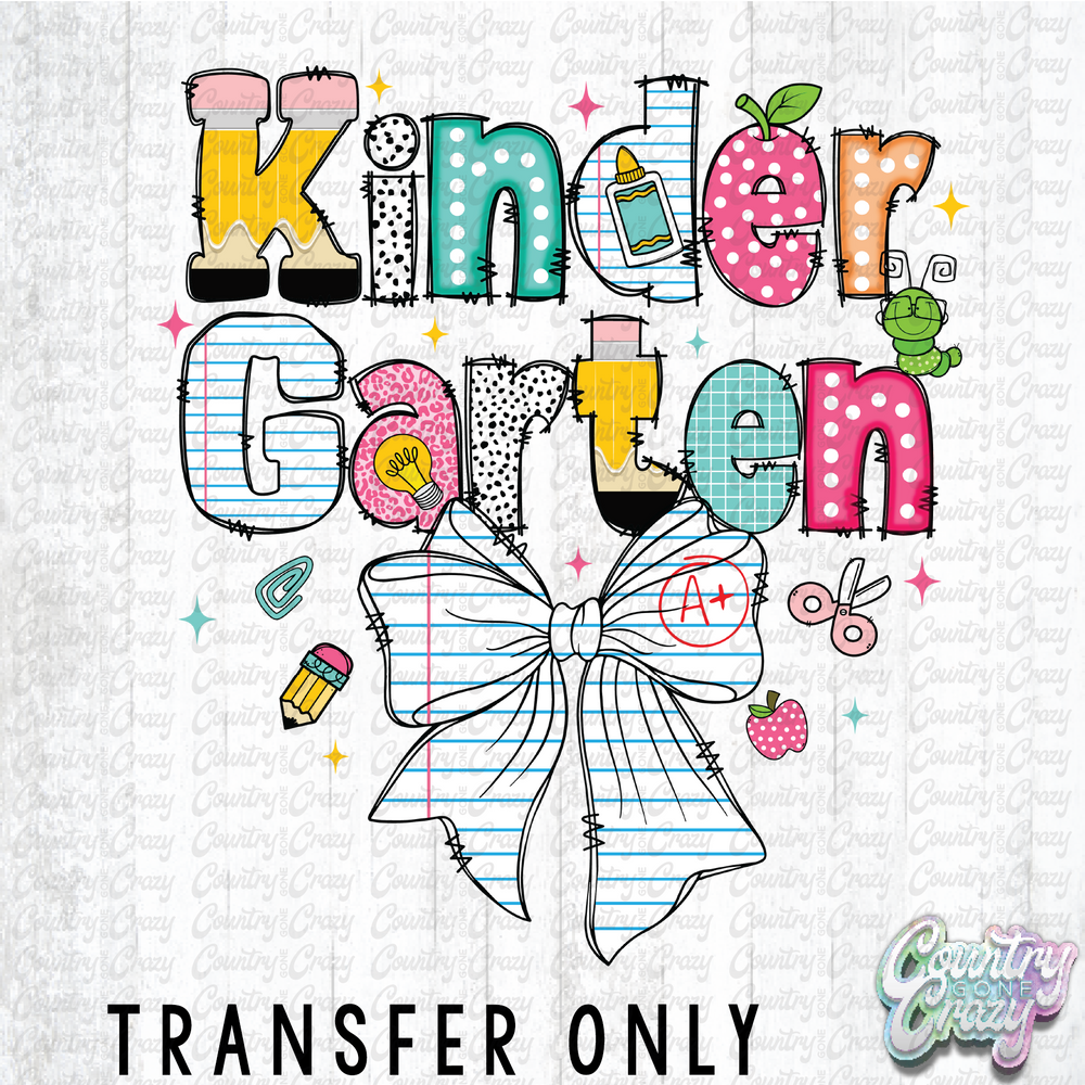 HT4447 • SPIRAL BOW KINDERGARTEN-Country Gone Crazy-Country Gone Crazy