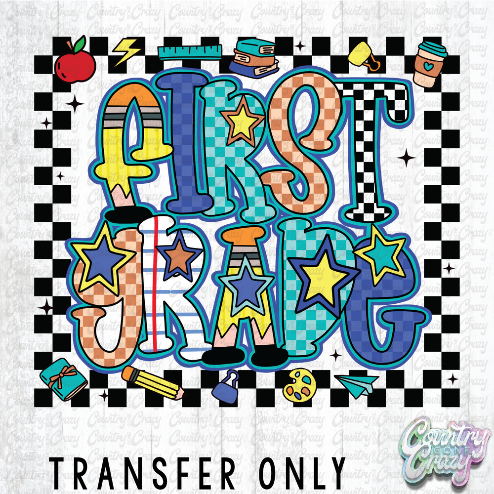 HT4455 • CHECKERED FIRST GRADE-Country Gone Crazy-Country Gone Crazy