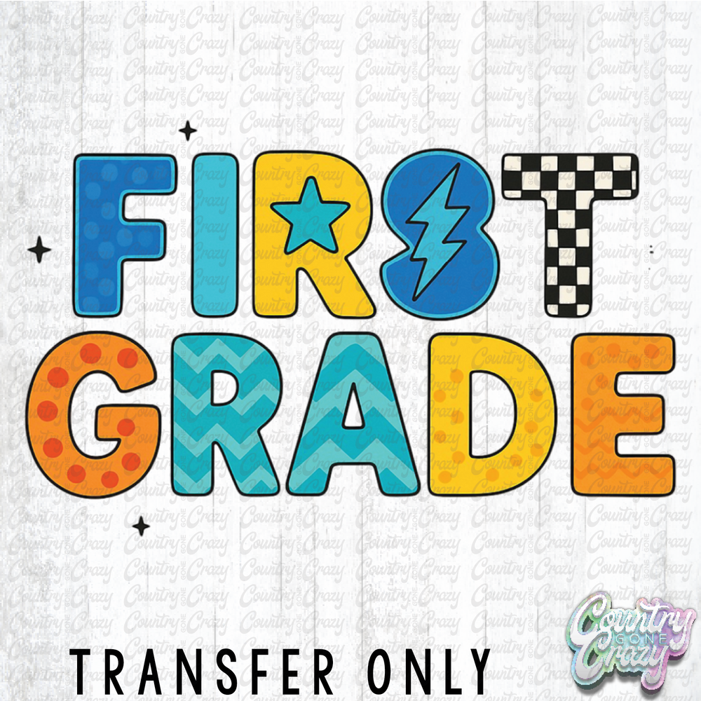 HT4468 • RETRO FIRST GRADE-Country Gone Crazy-Country Gone Crazy