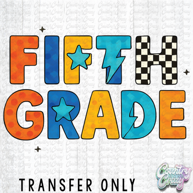 HT4472 • RETRO FIFTH GRADE-Country Gone Crazy-Country Gone Crazy