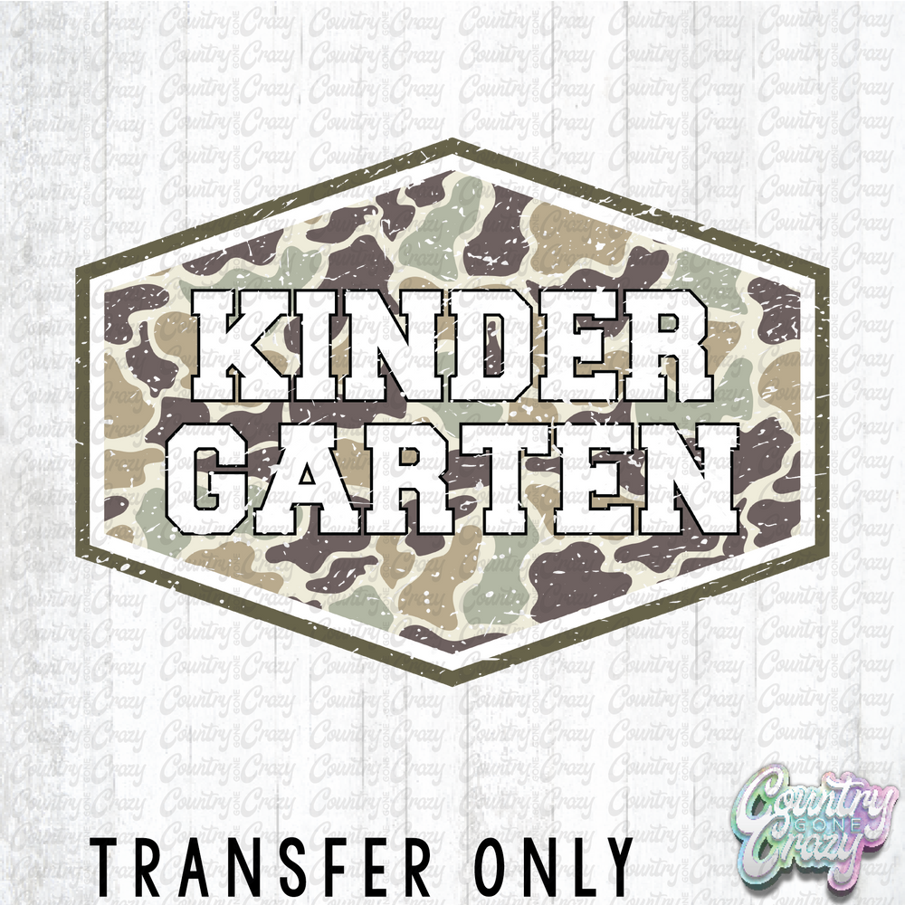 HT4480 • DUCK CAMO KINDERGARTEN-Country Gone Crazy-Country Gone Crazy