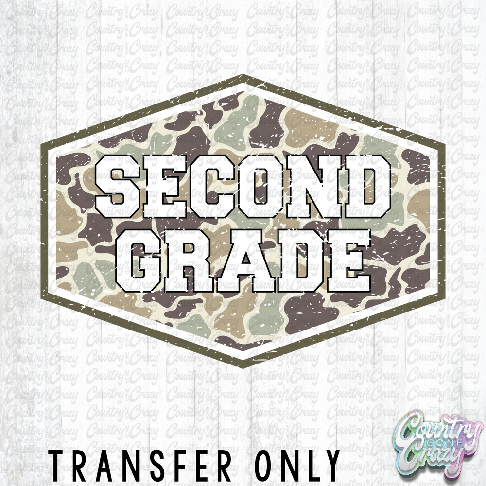 HT4482 • DUCK CAMO SECOND GRADE-Country Gone Crazy-Country Gone Crazy