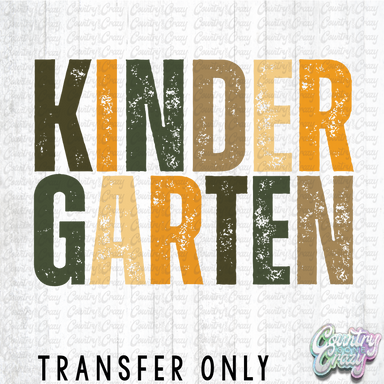 HT4486 • EVERGREEN DISTRESSED KINDERGARTEN-Country Gone Crazy-Country Gone Crazy