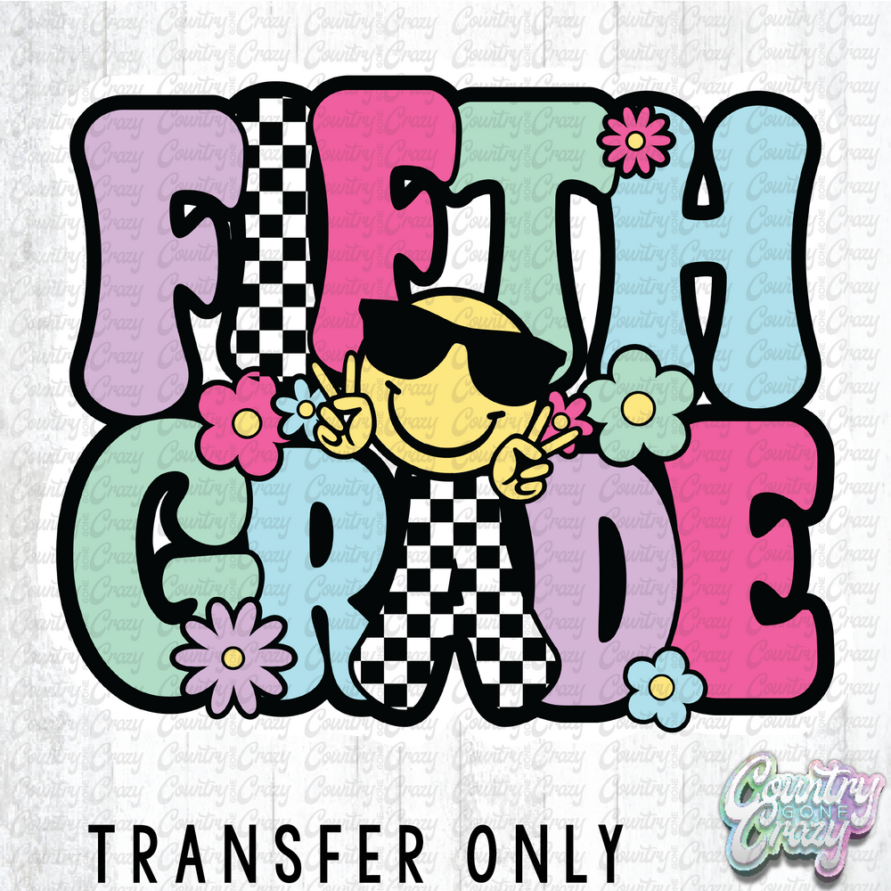 HT4518 • RETRO FIFTH GRADE-Country Gone Crazy-Country Gone Crazy