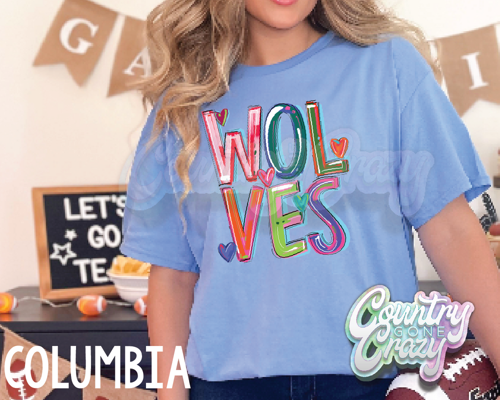 Wolves • Splash • T-Shirt-Country Gone Crazy-Country Gone Crazy