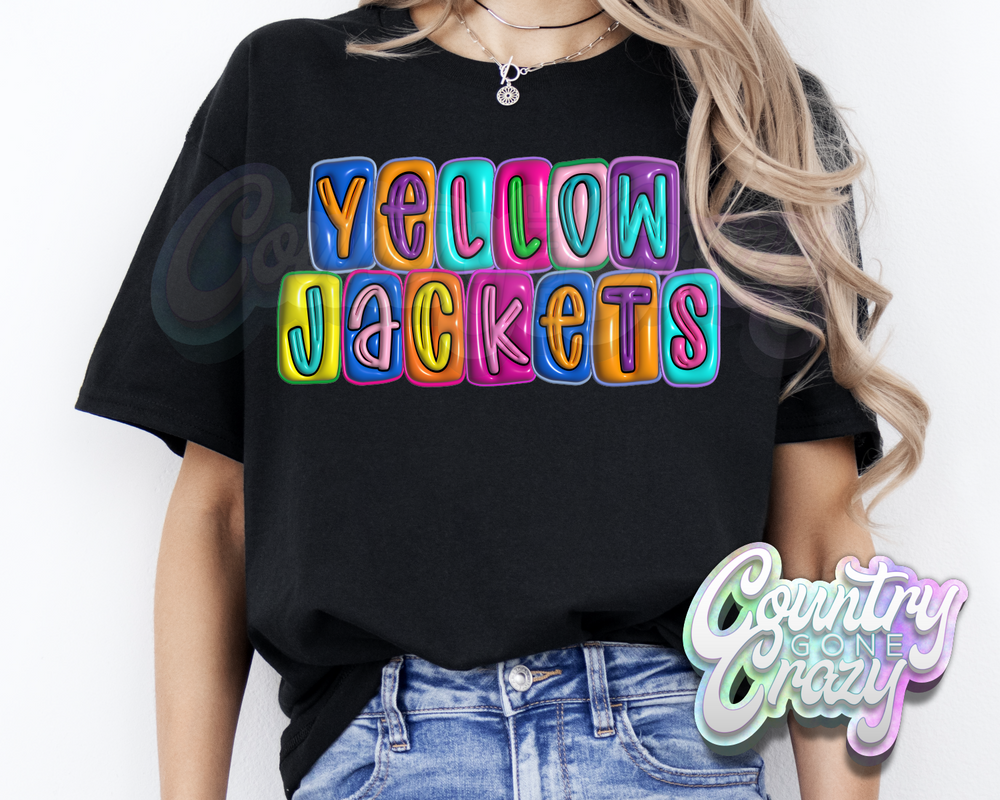 Yellowjackets •• Bubble •• T-Shirt-Country Gone Crazy-Country Gone Crazy