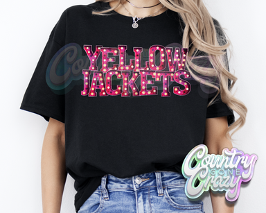 Yellowjackets * Pink Marquee * T-Shirt-Country Gone Crazy-Country Gone Crazy