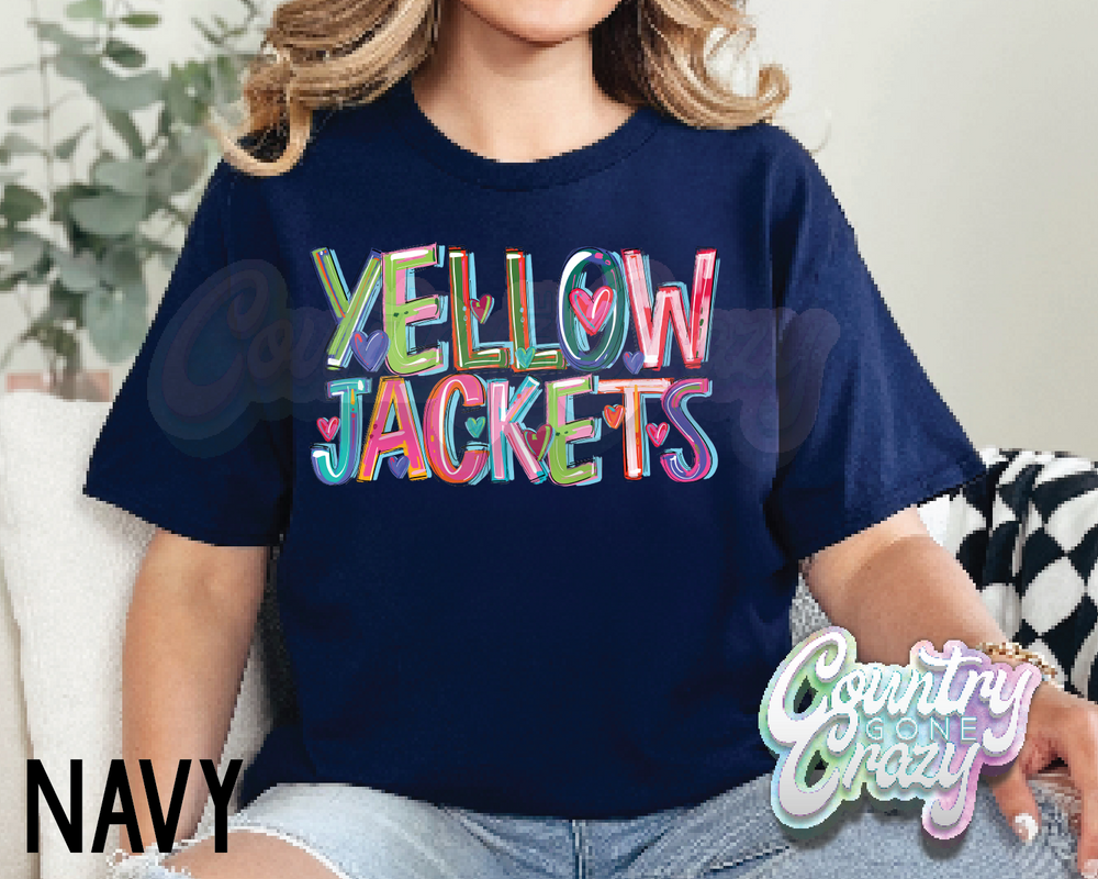 Yellowjackets • Splash • T-Shirt-Country Gone Crazy-Country Gone Crazy