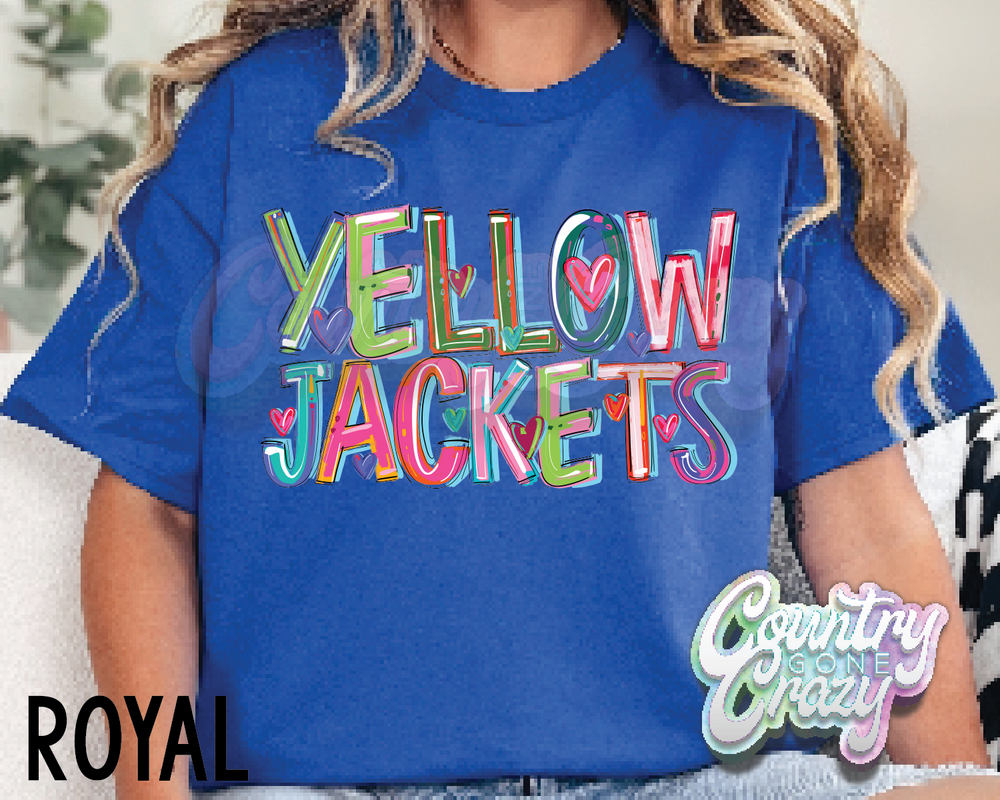 Yellowjackets • Splash • T-Shirt-Country Gone Crazy-Country Gone Crazy