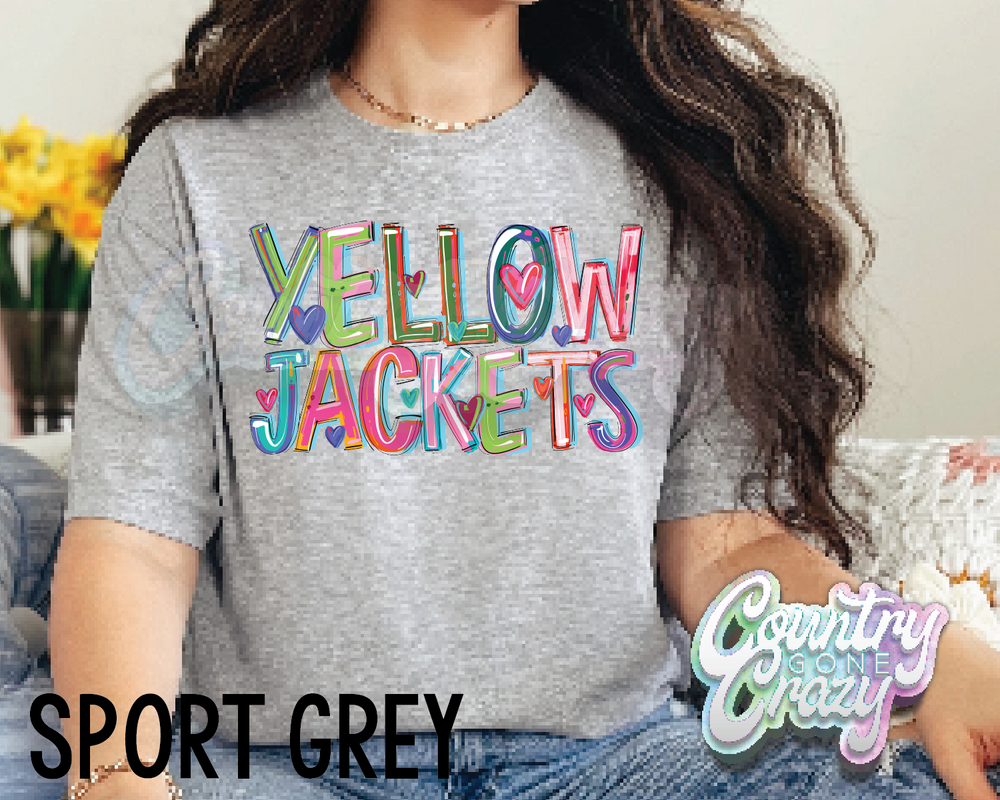 Yellowjackets • Splash • T-Shirt-Country Gone Crazy-Country Gone Crazy