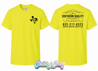 SOUTHERN QUALITY // SAFETY YELLOW-Gildan-Country Gone Crazy