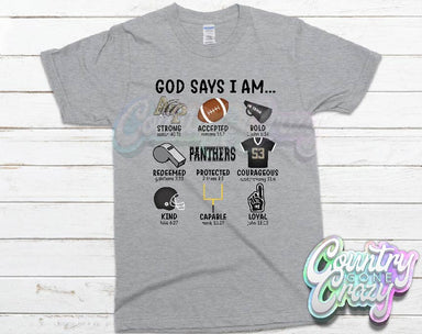 God Says I Am - Anahuac - T-Shirt-Country Gone Crazy-Country Gone Crazy