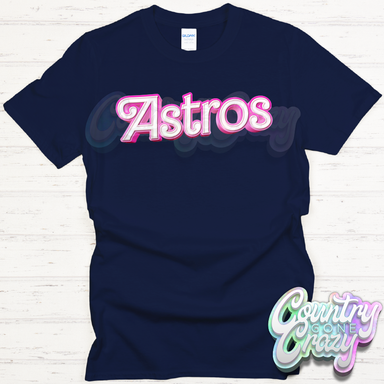 Barbie Astros - T-Shirt-Country Gone Crazy-Country Gone Crazy